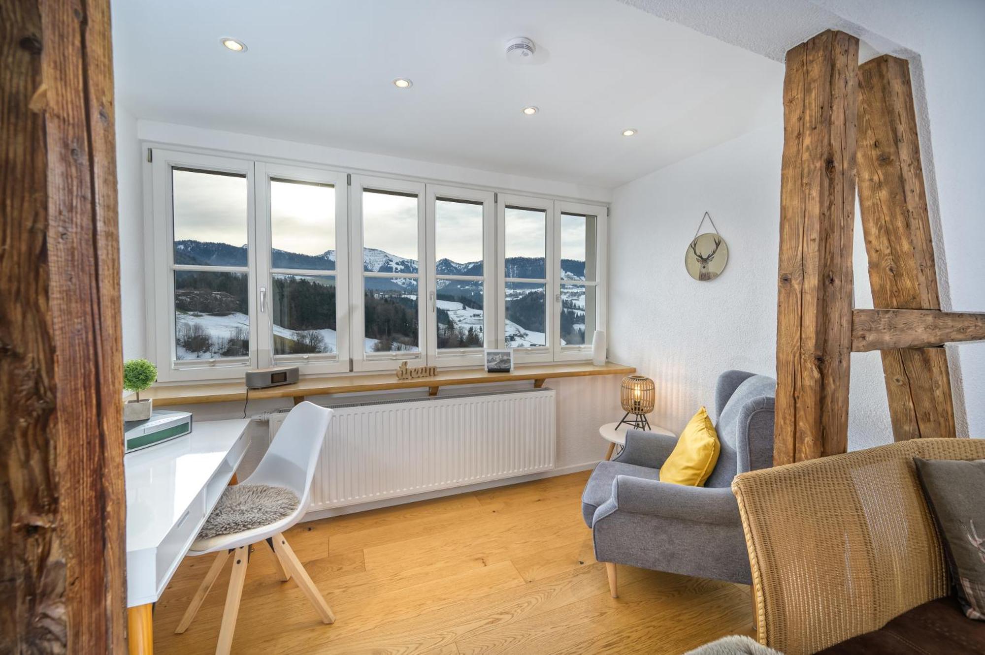 Haus Bergblick "Staufen" Mit 2 Schlafzimmer Oberstaufen Eksteriør bilde